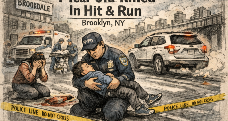 ब्रुक्लिन “हिट-एन्ड-रन” मा ४ वर्षीय बालकको मृत्यु